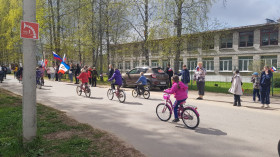 Авто-велопробег, посвященный Дню Победы.